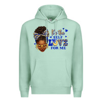 Sorority Colors Blue And Gold It's The Self Love F Premium Hoodie | Teevron
