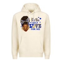 Tofu sorority colors blue and gold it's the self love f Premium Hoodie - texasbilliewilder
