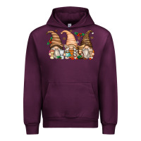 Mauve Wine coffee gnomes Urban Hoodie - Zillion Design Studio