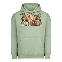 Pigment Oil Green coffee gnomes Urban Hoodie - Zillion Design Studio