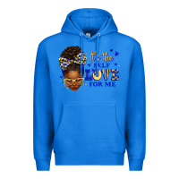 True Royal sorority colors blue and gold it's the self love f Premium Hoodie - texasbilliewilder