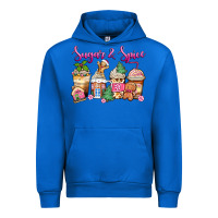 Cobalt sugar and spice pink gingerbread coffee cups Urban Hoodie - Zillion Design Studio