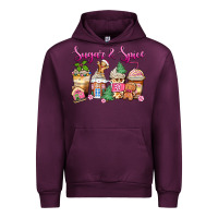 Mauve Wine sugar and spice pink gingerbread coffee cups Urban Hoodie - Zillion Design Studio