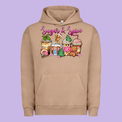 Urban Hoodie sugar and spice pink gingerbread coffee cups