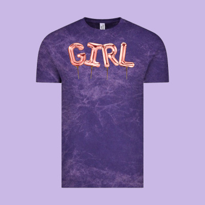 Girl Balloon Vintage Tee Designed By Artiststas
