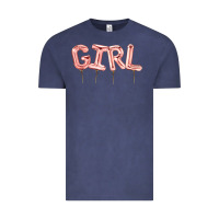 Vintage Denim Girl balloon Vintage Tee - Artiststas