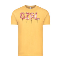 Vintage Mustard Girl balloon Vintage Tee - Artiststas