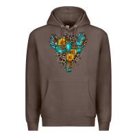 Coffee gemstone cross Premium Hoodie - Zillion Design Studio