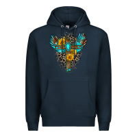 Navy gemstone cross Premium Hoodie - Zillion Design Studio
