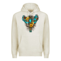 Oatmeal Heather gemstone cross Premium Hoodie - Zillion Design Studio