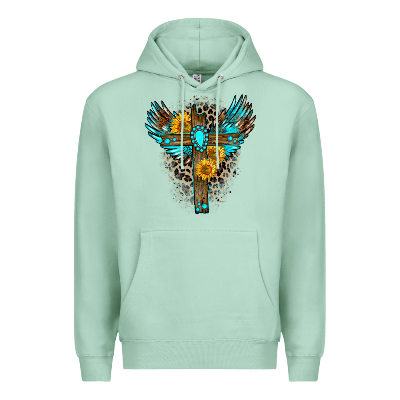 Gemstone Cross Premium Hoodie by Zillion Design Studio | Teevron