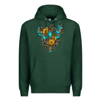 Sports Green gemstone cross Premium Hoodie - Zillion Design Studio