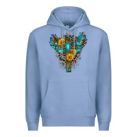 Colony Blue gemstone cross Premium Hoodie - Zillion Design Studio