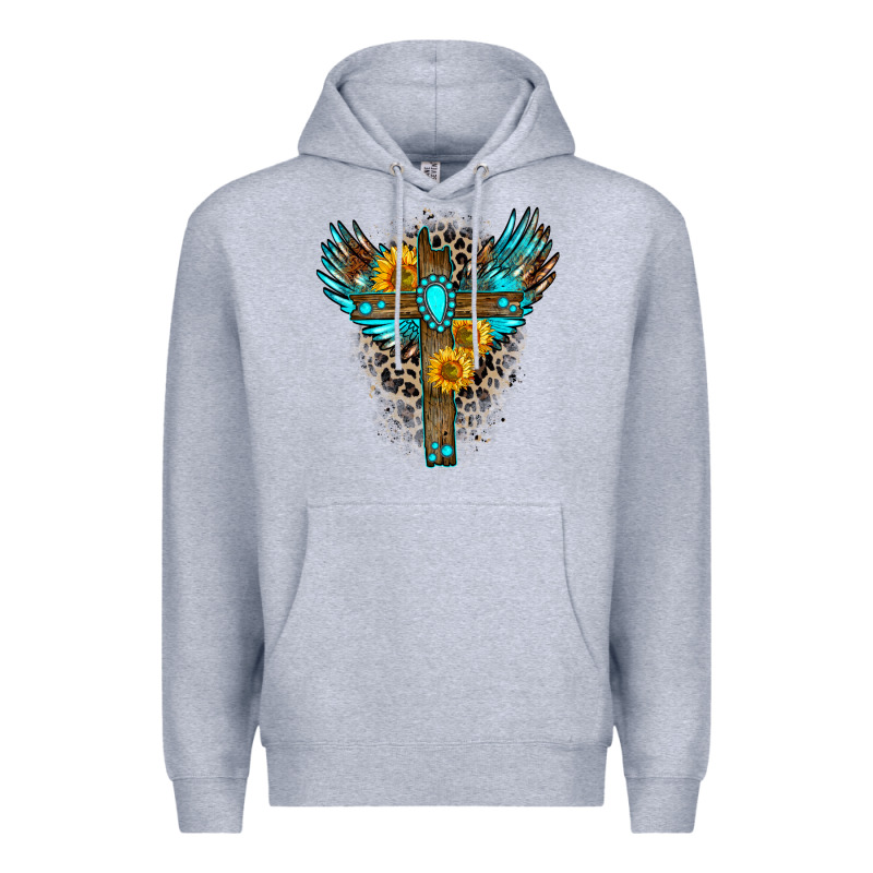 Gemstone Cross Premium Hoodie by Zillion Design Studio | Teevron