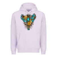 Lilac gemstone cross Premium Hoodie - Zillion Design Studio