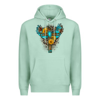 Seafoam gemstone cross Premium Hoodie - Zillion Design Studio