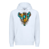 White gemstone cross Premium Hoodie - Zillion Design Studio