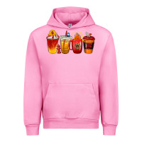Fuchsia Pink firefighter coffee cups Urban Hoodie - texasbilliewilder