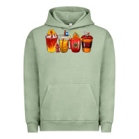 Pigment Oil Green firefighter coffee cups Urban Hoodie - texasbilliewilder