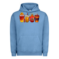 Pigment Pebble Blue firefighter coffee cups Urban Hoodie - texasbilliewilder