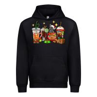Black Christmas coffee cups with French Bulldog Urban Hoodie - RanaPortraitStore