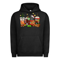 Pigment Black Christmas coffee cups with French Bulldog Urban Hoodie - RanaPortraitStore