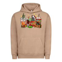 Pigment Burro Christmas coffee cups with French Bulldog Urban Hoodie - RanaPortraitStore