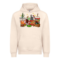 Sandshell Christmas coffee cups with French Bulldog Urban Hoodie - RanaPortraitStore
