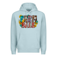 Blue Mist farm babe Premium Hoodie - Zillion Design Studio