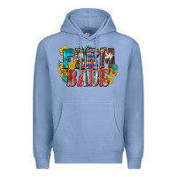 Colony Blue farm babe Premium Hoodie - Zillion Design Studio