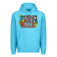 Ocean Blue farm babe Premium Hoodie - Zillion Design Studio