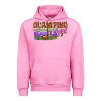 Fuchsia Pink glamping girl Urban Hoodie - texasbilliewilder