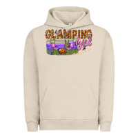 Pigment French Oak glamping girl Urban Hoodie - texasbilliewilder