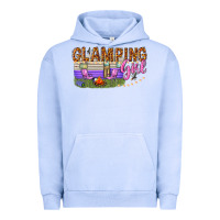 Pigment Grape Ice glamping girl Urban Hoodie - texasbilliewilder