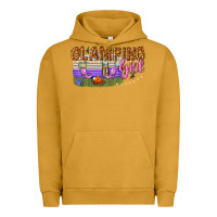 Pigment Peanut Butter glamping girl Urban Hoodie - texasbilliewilder