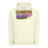 Pigment Pistachio glamping girl Urban Hoodie - texasbilliewilder