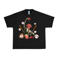 Black brachiosaurus with baseball Urban Heavy Tee - Artiststas