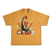 Peanut Butter brachiosaurus with baseball Urban Heavy Tee - Artiststas
