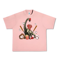 Salmon brachiosaurus with baseball Urban Heavy Tee - Artiststas