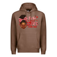 Chestnut sorority colors red and white it's the self love f Premium Hoodie - texasbilliewilder