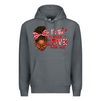 Rock sorority colors red and white it's the self love f Premium Hoodie - texasbilliewilder