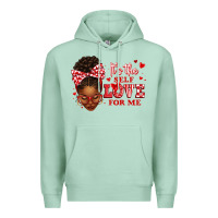 Seafoam sorority colors red and white it's the self love f Premium Hoodie - texasbilliewilder