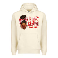 Sandshell sorority colors red and white it's the self love f Premium Hoodie - texasbilliewilder
