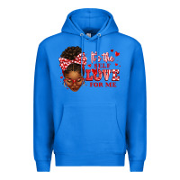 True Royal sorority colors red and white it's the self love f Premium Hoodie - texasbilliewilder
