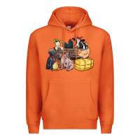 Carrot farm animals wagon Premium Hoodie - Zillion Design Studio