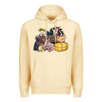 Pina Colada farm animals wagon Premium Hoodie - Zillion Design Studio