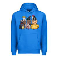 True Royal farm animals wagon Premium Hoodie - Zillion Design Studio