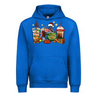 Cobalt Christmas coffee cups with Pitbull Urban Hoodie - RanaPortraitStore