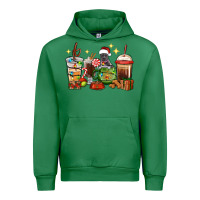 Emerald Christmas coffee cups with Pitbull Urban Hoodie - RanaPortraitStore