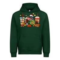 Forest Green Christmas coffee cups with Pitbull Urban Hoodie - RanaPortraitStore